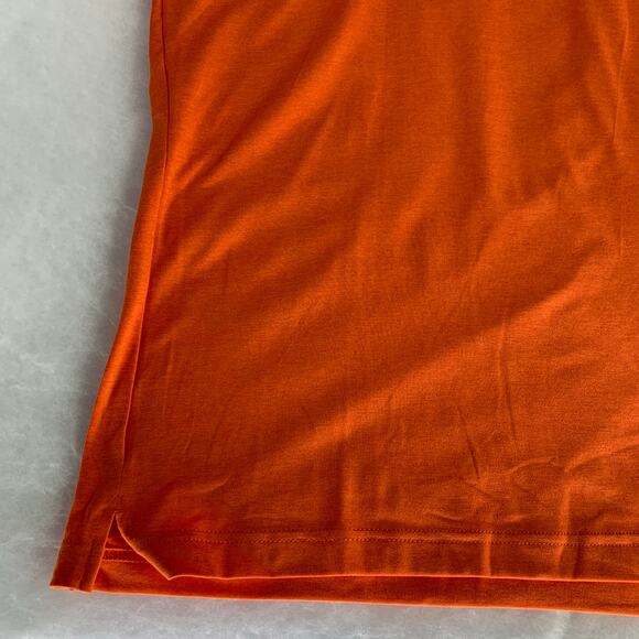 Columbia NCAA Clemson Tigers Men's Short Sleeve Orange Polo Shirt Size L - Picture 8 of 12